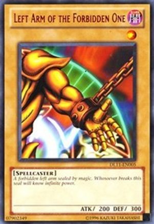 Left Arm of the Forbidden One (Red) (DL11-EN005) - Duelist League Promo Unlimited