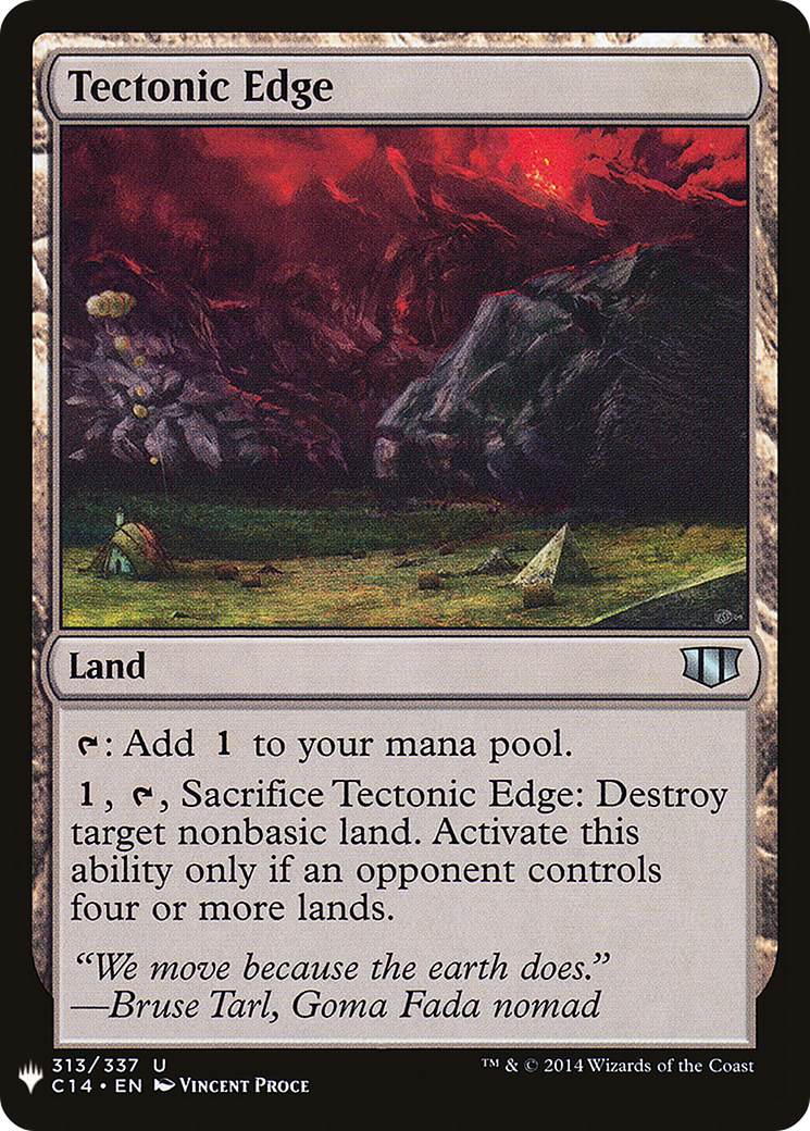 Tectonic Edge (LIST-313) - The List