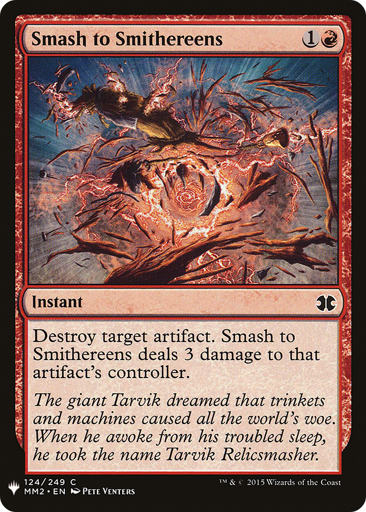 Smash to Smithereens (LIST-124) - The List