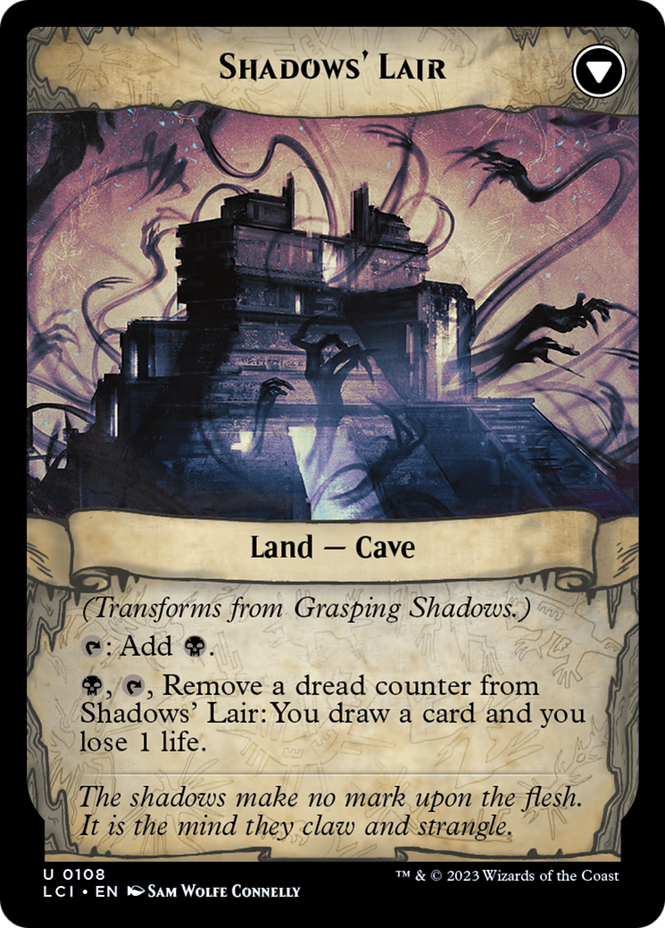 Grasping Shadows (LCI-108) - The Lost Caverns of Ixalan Foil
