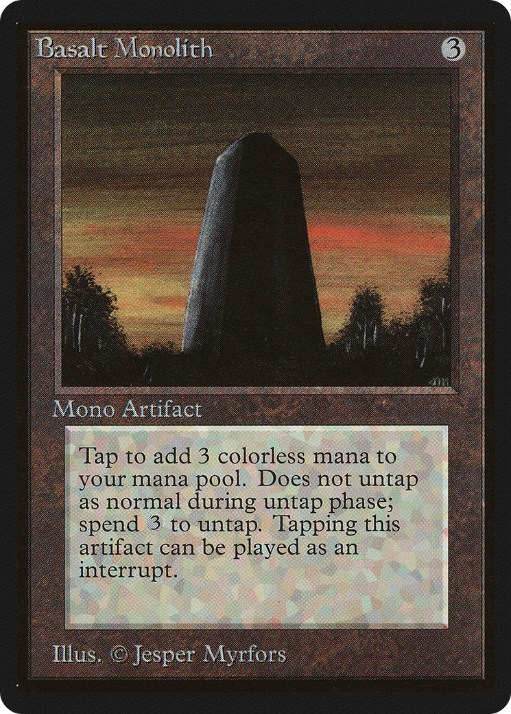 Basalt Monolith (LEB-232) - Limited Edition Beta