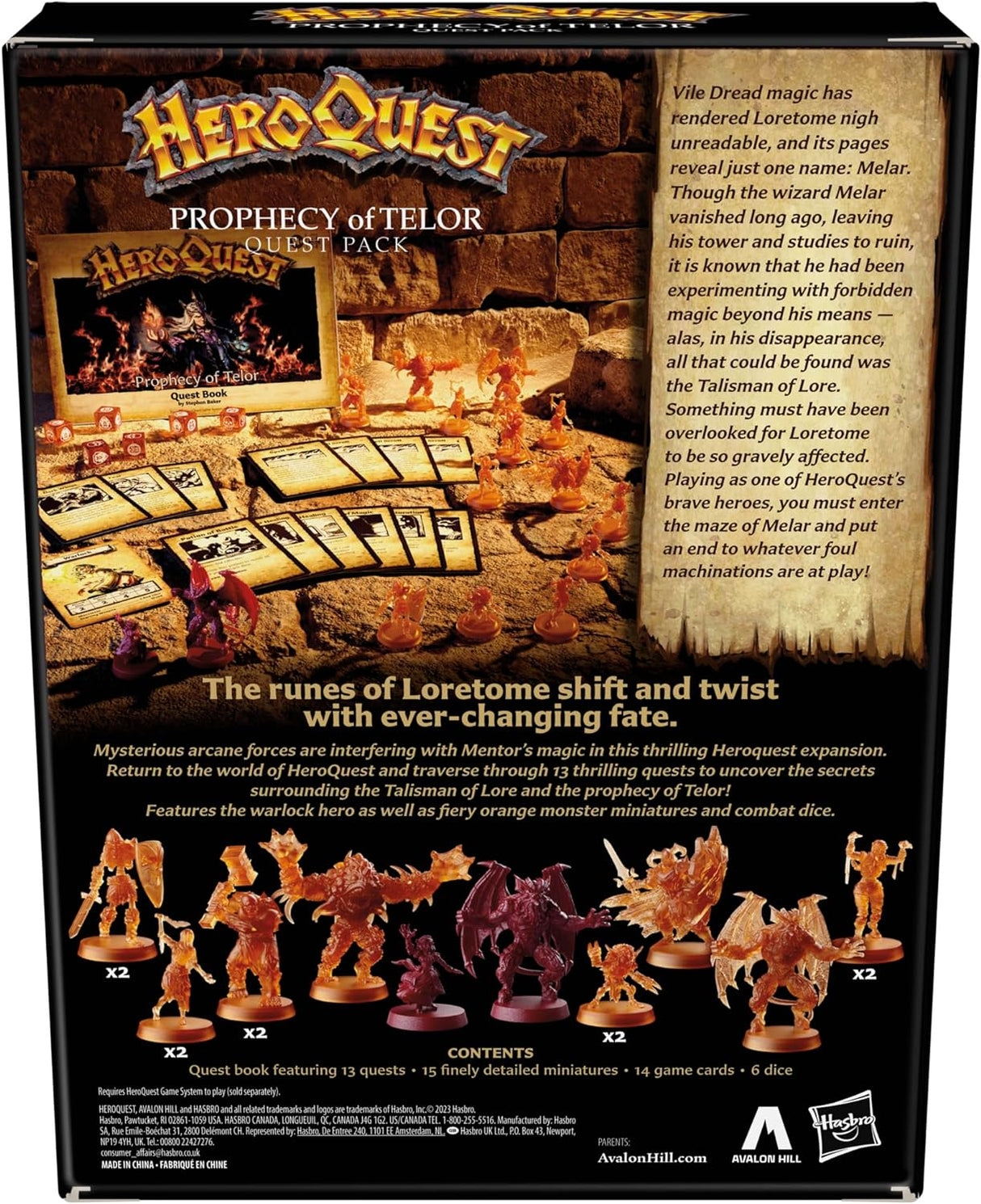 HeroQuest - Quest Pack - Prophecy of Telor