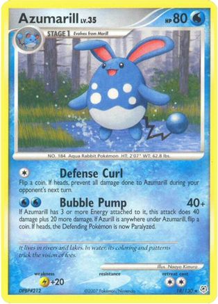 Azumarill 018 Diamond and Pearl - Rare