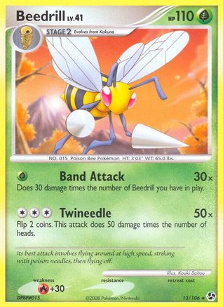 Beedrill 013 Great Encounters - Rare