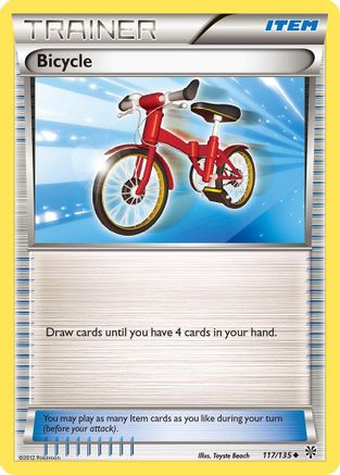 Bicycle 117/135 - Reverse Holofoil Plasma Storm - Uncommon