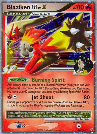 Blaziken FB Lv.X 142 - Holofoil Supreme Victors - Ultra Rare