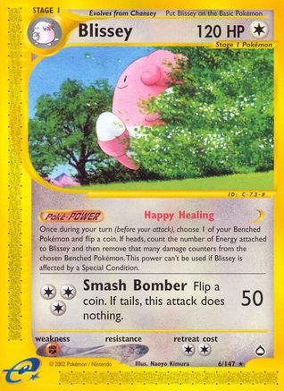 Blissey 006 Aquapolis - Rare