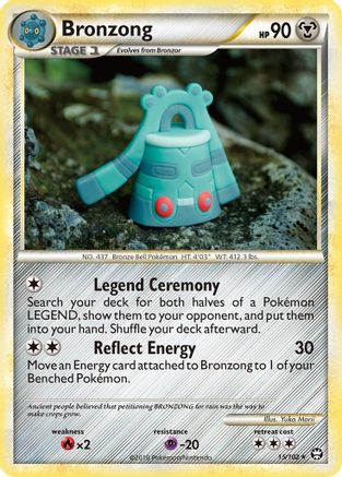 Bronzong 015 - Reverse Holofoil Triumphant - Rare