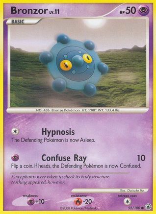 Bronzor 052 - Reverse Holofoil Majestic Dawn - Common