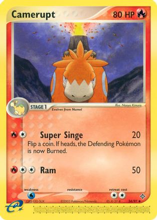 Camerupt 024/97 Dragon - Uncommon