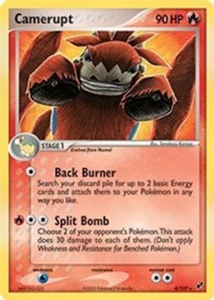 Camerupt 004/107 Deck Exclusives - Rare