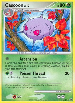 Cascoon 044 - Reverse Holofoil Platinum - Uncommon