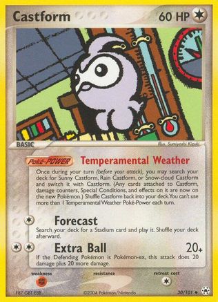 Castform 030 Hidden Legends - Uncommon