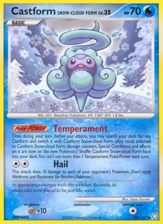 Castform Snow-Cloud Form 050 Legends Awakened - Uncommon