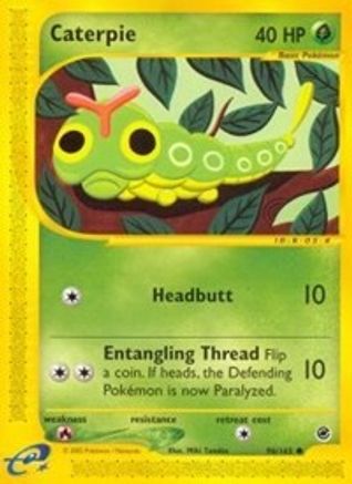 Caterpie 096 - Reverse Holofoil Expedition - Common
