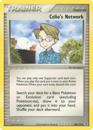 Celio's Network 088/112 - Reverse Holofoil FireRed & LeafGreen - Uncommon