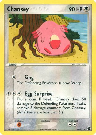 Chansey 019 - Reverse Holofoil FireRed & LeafGreen - Rare