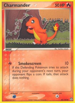 Charmander 048/108 - Reverse Holofoil Power Keepers - Common