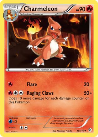 Charmeleon 019/149 Boundaries Crossed - Uncommon