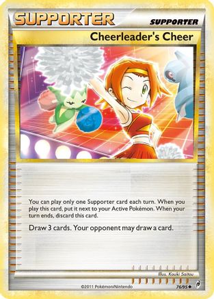 Cheerleader's Cheer 076 - Reverse Holofoil Call of Legends - Uncommon