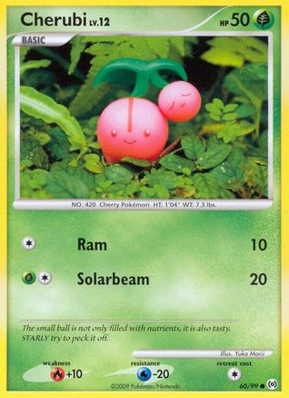 Cherubi 060/99 - Reverse Holofoil Arceus - Common