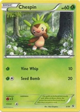 Chespin 003 Kalos Starter Set - Common