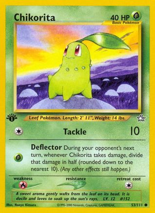 Chikorita (53) 053 - 1st Edition Neo Genesis - Common