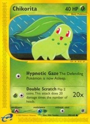 Chikorita (99) 099/165 - Reverse Holofoil Expedition - Common