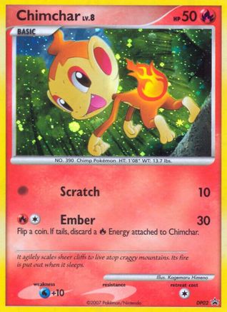 Chimchar DP02 - Holofoil Diamond and Pearl Promos - Promo