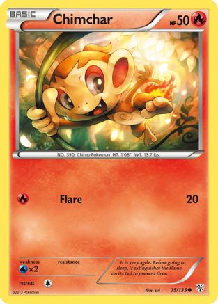 Chimchar 015/135 Plasma Storm - Common