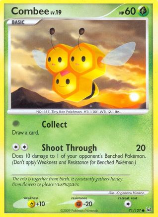 Combee 071 - Reverse Holofoil Platinum - Common