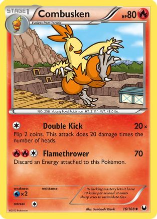 Combusken 016 Dark Explorers - Uncommon