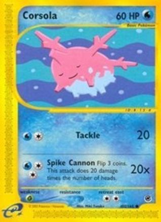 Corsola 102/165 Expedition - Common