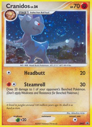 Cranidos DP07 - Holofoil Diamond and Pearl Promos - Promo