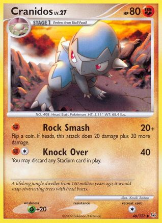 Cranidos 046 - Reverse Holofoil Platinum - Uncommon