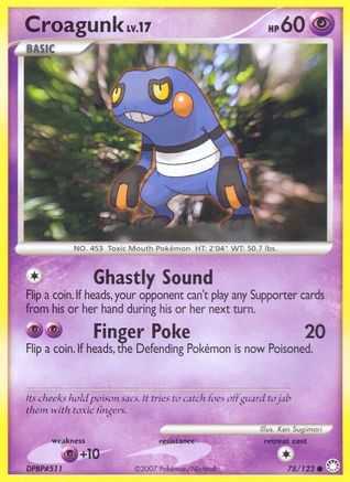 Croagunk 078/123 Mysterious Treasures - Common