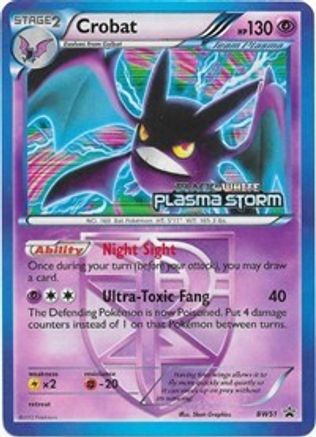 Crobat BW51 - Holofoil Black and White Promos - Promo