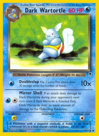 Dark Wartortle 039/105 - Reverse Holofoil Legendary Collection - Uncommon