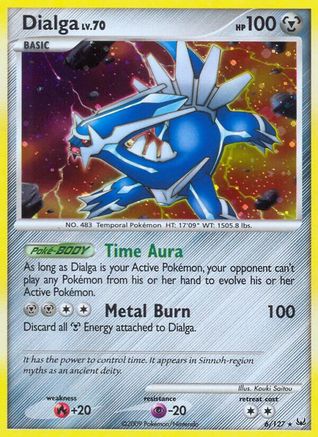 Dialga (6) 006 - Reverse Holofoil Platinum - Holo Rare