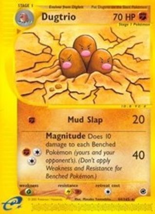 Dugtrio (44) 044 Expedition - Rare