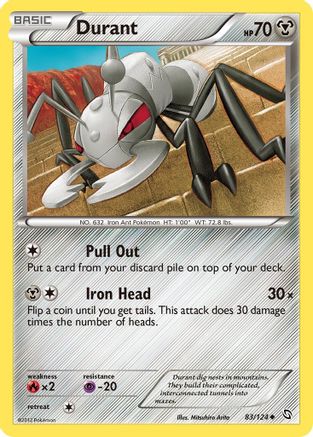 Durant 083/124 - Reverse Holofoil Dragons Exalted - Uncommon
