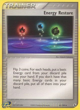 Energy Restore 081 Ruby and Sapphire - Uncommon