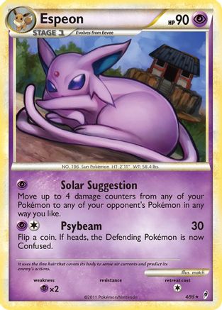 Espeon 004 - Holofoil Call of Legends - Holo Rare
