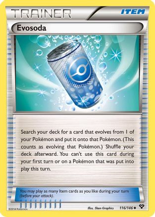 Evosoda 116/146 - Reverse Holofoil XY Base Set - Uncommon