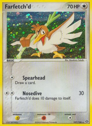 Farfetch'd (Secret Rare) 107 - Holofoil Emerald - Secret Rare