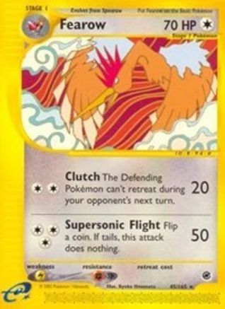 Fearow (45) 045 - Reverse Holofoil Expedition - Rare