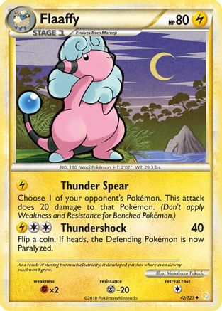 Flaaffy 042/123 - Reverse Holofoil HeartGold SoulSilver - Uncommon