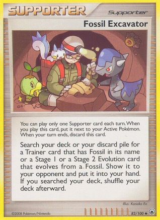 Fossil Excavator 082 - Reverse Holofoil Majestic Dawn - Uncommon