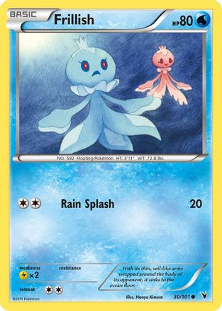 Frillish 030 - Reverse Holofoil Noble Victories - Common
