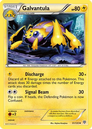 Galvantula 051 Plasma Storm - Uncommon